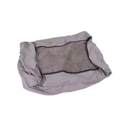 Brunolie Bruno Ersatzbezug , Hundebett Hundesofa , Waschbar , Rutschfest , Hygienisch , Größe XL (120 X 17 X 85 Cm) , Grau