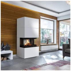 Kratki Kamineinsatz NBC/EASY BOX 7 KW Ø 160 Bausatz Black