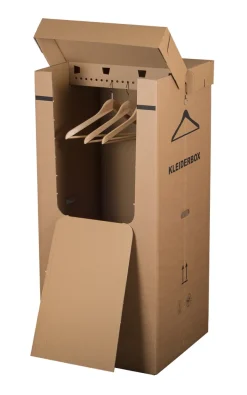 Smartbox 1x Kleiderbox - Komplett Aus Wellpappe | Umzugskarton