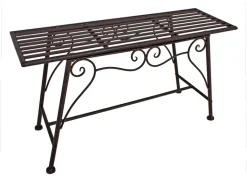 Garden Pleasure 2-Sitzer Metall Gartenbank Ohne Rückenlehne Rost-Optik Metallbank Eisenbank Parkbank Möbel NEU -Garten- & Gewächshäuser Geschäft b119682ab9db7f211fe87c1a48ca4ffb