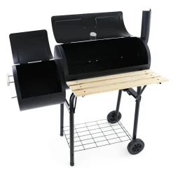Carparts Online GmbH RAMROXX® BBQ XL Smoker Holzkohle Barbecue Grill RX970 Schwarz Mit Abdeckung 14 Carparts Online GmbH RAMROXX® BBQ XL Smoker Holzkohle Barbecue Grill RX970 Schwarz Mit Abdeckung -Garten- & Gewächshäuser Geschäft b1240d7af699c3d0d472700f57ecf791