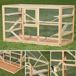 Mucola Nagerkäfig XXL Villa Hamsterkäfig Mäusekäfig Kleintierkäfig Käfig Rattenkäfig