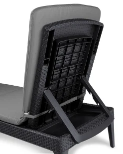 ALLIBERT By KETER Allibert Sunlounger Liege Jaipur Inkl. Auflage, Farbe Graphit/Grau -Garten- & Gewächshäuser Geschäft b131fdd2056921a1f900461e70a9a09f