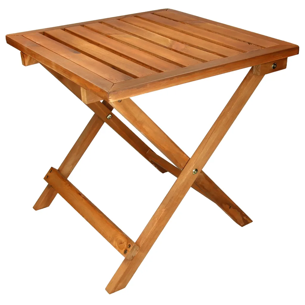 ECD Germany Gartentisch, 46x46x46 Cm, Braun, Aus Kiefernholz, Klappbar, Massiv, Für Ihren Balkon Terrasse Oder Garten, Holztisch Balkontisch Klapptisch Beistelltisch Campingtisch Tisch Gartenmöbel 8 ECD Germany Gartentisch, 46x46x46 Cm, Braun, Aus Kiefernholz, Klappbar, Massiv, Für Ihren Balkon Terrasse Oder Garten, Holztisch Balkontisch Klapptisch Beistelltisch Campingtisch Tisch Gartenmöbel – Bild 8