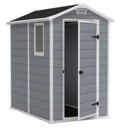 Keter Manor 46 S Gartenhaus - Maße: 1,18m X 1,84m, Farbe: Grau; 7207