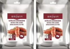 Lilawelt24 2x Därme Naturdarm Schweinedarm 28/30 Mm 15 M Schweindärme Wurst