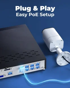 Reolink 4K Überwachungskamera Aussen Set, 8CH Videoüberwachung Mit 4X 8MP PoE IP Kamera Und 2TB HDD NVR Für 24/7 Aufnahme, Personenerkennung Und Fahrzeugerkennung, IP66, RLK8-800B4-A -Garten- & Gewächshäuser Geschäft b168c2cb69bd52f8e3180e62f6dc20cd