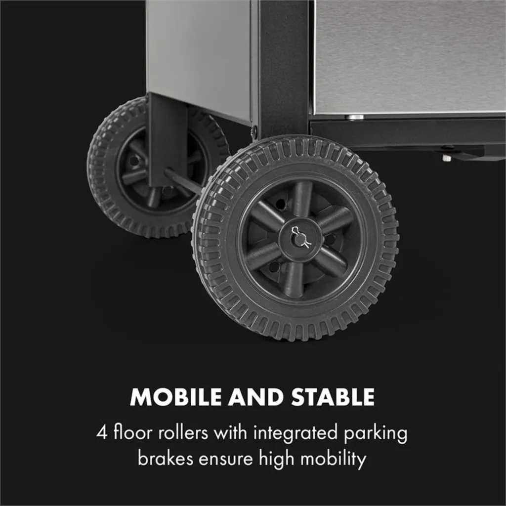 Klarstein Gasgrill Mit Großer Grillfläche, Gasgrill 1 Seitenbrenner & 4 Brenner, 17,1kW Edelstahl-Gasgrill, BBQ Gasgrill Für Balkon & Garten, Grill Für Propan, Gasgrills Mit 5 Brenner & Thermometer 10 Klarstein Gasgrill Mit Großer Grillfläche, Gasgrill 1 Seitenbrenner & 4 Brenner, 17,1kW Edelstahl-Gasgrill, BBQ Gasgrill Für Balkon & Garten, Grill Für Propan, Gasgrills Mit 5 Brenner & Thermometer – Bild 10