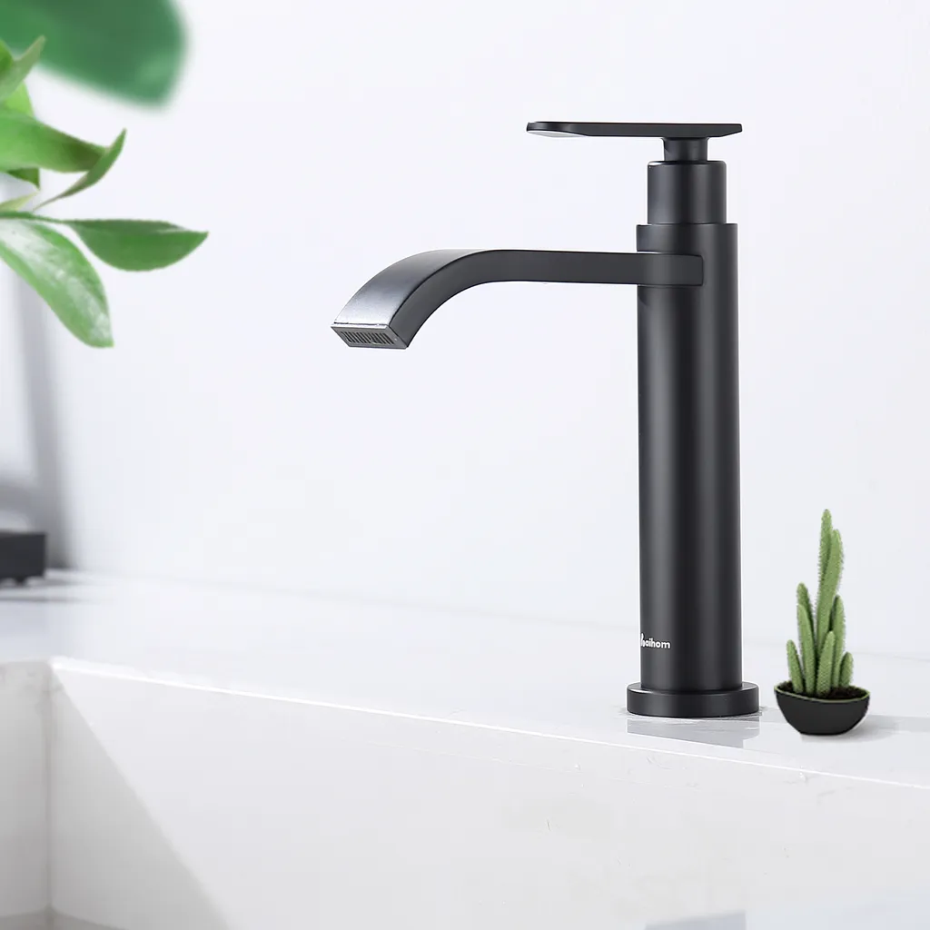 Aihom Kaltwasserhahn Schwarz Wasserhahn Kaltwasser, Waschtischarmatur Wasserfall Für Gäste WC, Einzigartiges Armatur Waschbecken Mit Auslaufhöhe 118 Mm Einhebelarmatur Für Badezimmer 8 Aihom Kaltwasserhahn Schwarz Wasserhahn Kaltwasser, Waschtischarmatur Wasserfall Für Gäste WC, Einzigartiges Armatur Waschbecken Mit Auslaufhöhe 118 Mm Einhebelarmatur Für Badezimmer – Bild 8
