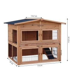 Dehner Kaninchenstall Villa Mit Freilauf, Ca. 135 X 115 X 112 Cm, Holz, Lasiert, Hellbraun -Garten- & Gewächshäuser Geschäft b1c31a6640ae4fcb1be5b7d351604c07