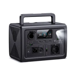 BLUETTI Tragbare Stromerzeuger EB3A, Solarspeicher Mit 268Wh LiFePO4 Batterie Backup Mit 600W (1200W Peak) AC Ausgängen, Aufladen Von 0-80% In 30 Min, Solargenerator Für Outdoor Camping