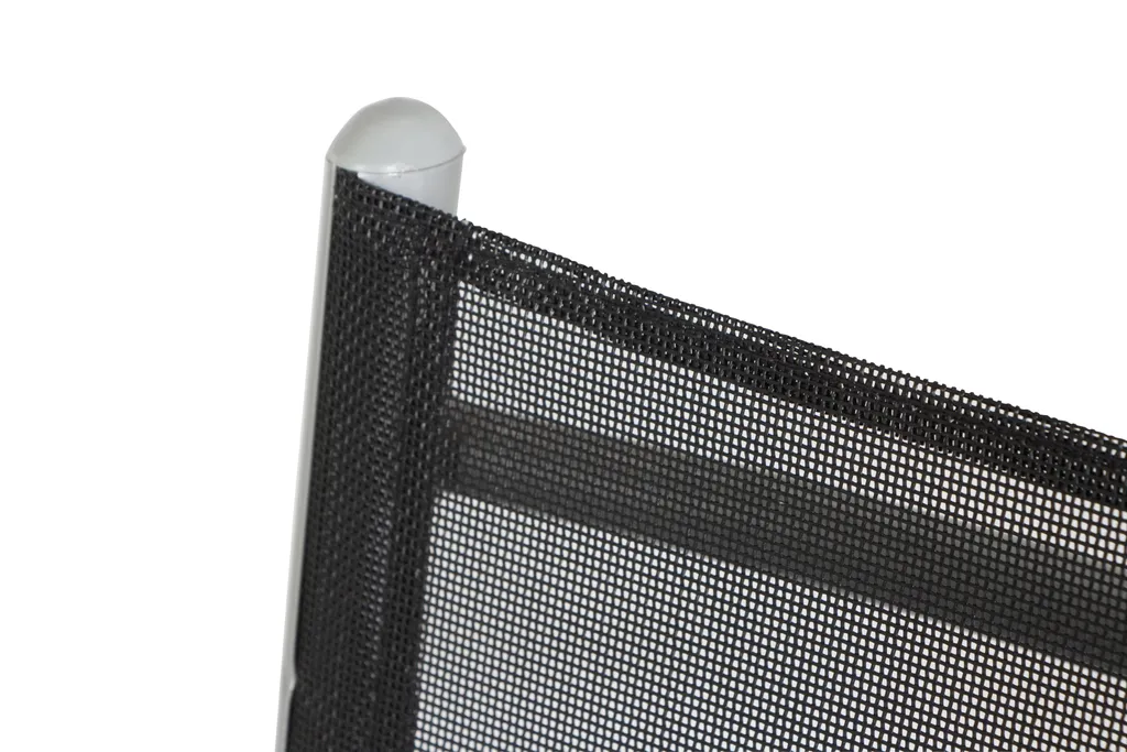 Siena Garden Saturn Klappsessel 2er Set, Gestell Aluminium In Silber, Fläche Textilbezug In Schwarz 5 Siena Garden Saturn Klappsessel 2er Set, Gestell Aluminium In Silber, Fläche Textilbezug In Schwarz – Bild 5