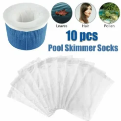 Jesunfuzhu 10 Stück Pool Skimmer Socken, Pool Filter Saver Socken Skimmer Filter Netz Für Korb Pool Zubehör