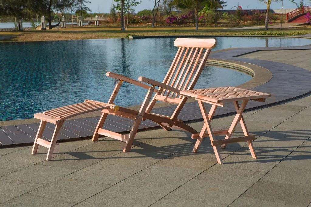 Möbilia Gartenliege Aus Teak Holz | Liegestuhl Mit 4 Liegepositionen | B 58,5 X T 149 X H 87 Cm | Natur | 11020008 | Serie GARTEN 6 Möbilia Gartenliege Aus Teak Holz | Liegestuhl Mit 4 Liegepositionen | B 58,5 X T 149 X H 87 Cm | Natur | 11020008 | Serie GARTEN – Bild 6