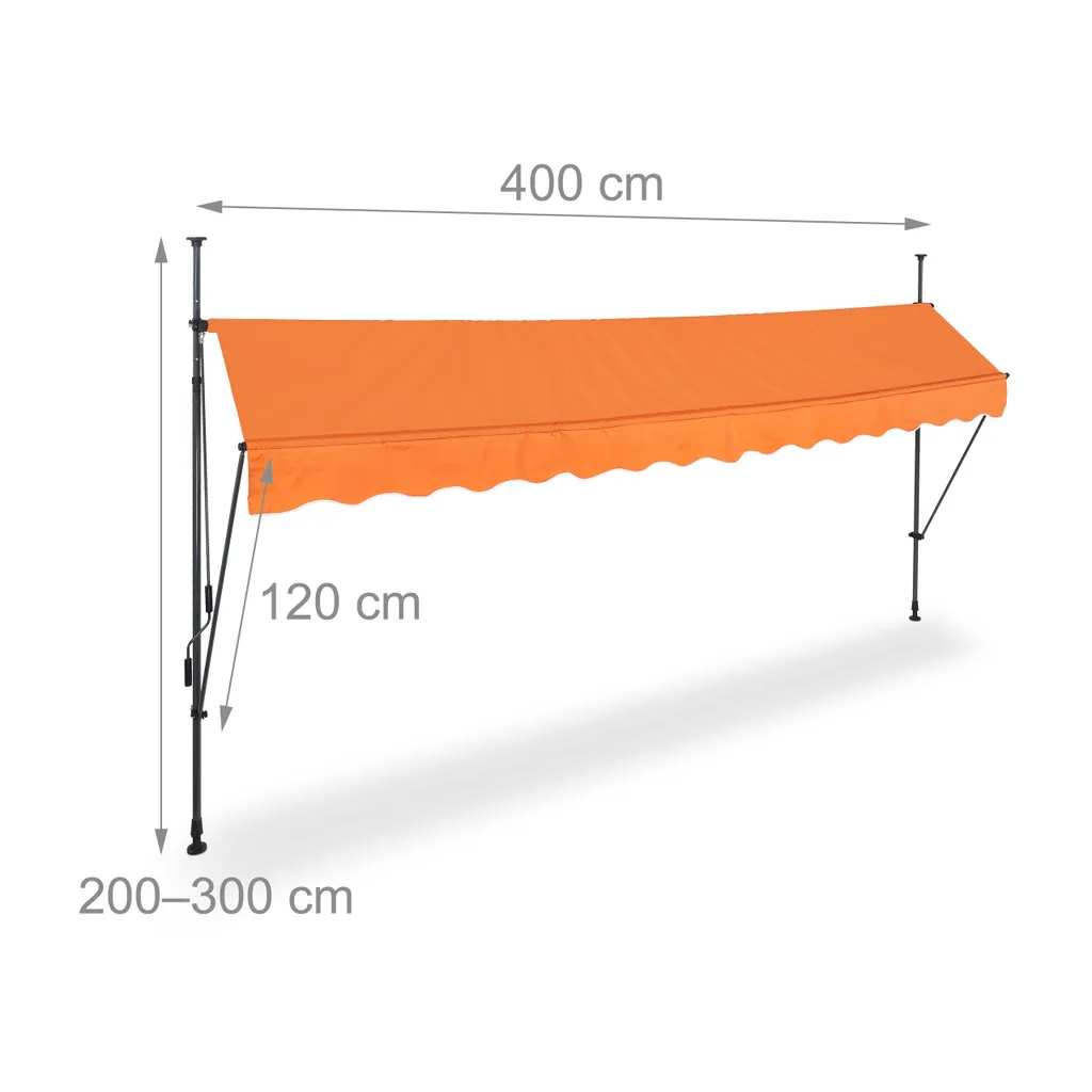 Relaxdays Klemmmarkise Für Balkon 4 Relaxdays Klemmmarkise Für Balkon – Bild 4