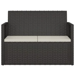 VidaXL Gartenbank Mit Kissen Schwarz 105 Cm Poly Rattan 11 VidaXL Gartenbank Mit Kissen Schwarz 105 Cm Poly Rattan -Garten- & Gewächshäuser Geschäft b279bb0b57674173dcf7e75fcabc6f11