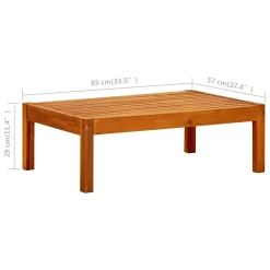 VidaXL Gartentisch 85x57x29 Cm Massivholz Akazie -Garten- & Gewächshäuser Geschäft b28650d872a55086673ec380c7bf96a5