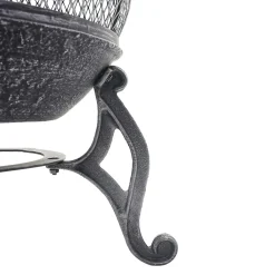 Mendler Terrassenofen HWC-F71, Feuerstelle Terrassenkamin Gartenkamin Gartenofen, Gusseisen 11,7kg 91x42x42cm -Garten- & Gewächshäuser Geschäft b2b31bdb507aa5ffd453474f9b5c89c8