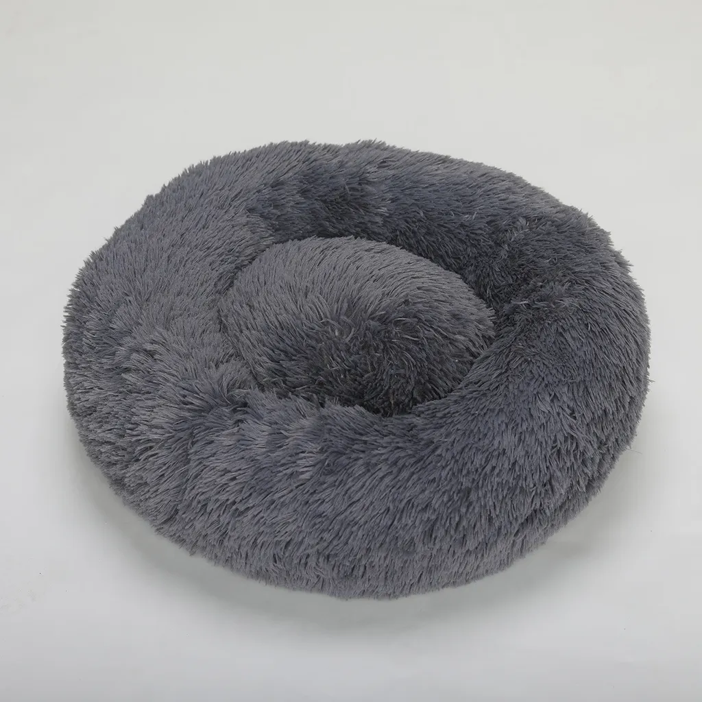 Amazinggirl Hundebett Kleine Hunde Oder Katzenbett Flauschig ∅ 60 Cm - Hundekissen Runder Hundekorb Katzenkorb Katzenkissen Dunkelgrau 1 Amazinggirl Hundebett Kleine Hunde Oder Katzenbett Flauschig ∅ 60 Cm - Hundekissen Runder Hundekorb Katzenkorb Katzenkissen Dunkelgrau