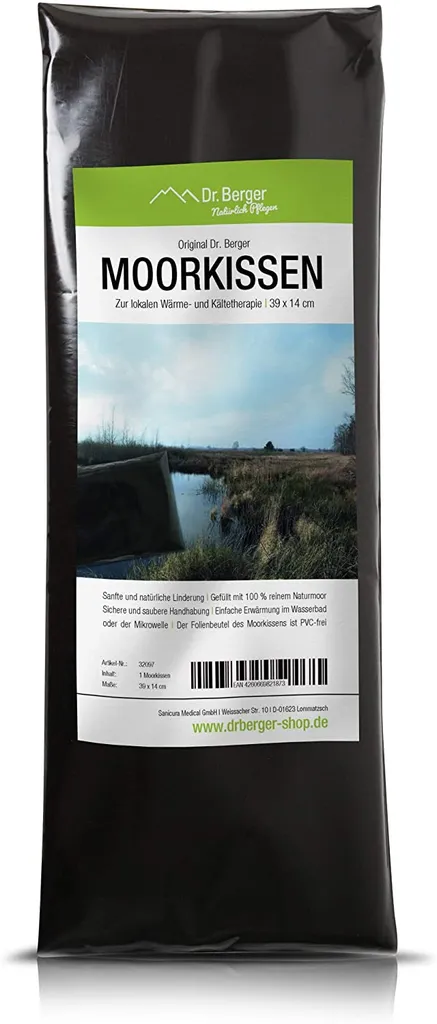 Original Dr. Berger Moor Wärmeträger 39 X14 Cm 1 Original Dr. Berger Moor Wärmeträger 39 X14 Cm