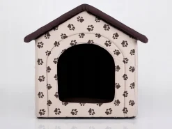 Hobbydog R1 BUDBEZ13 Hundehöhle Katzenhöhle Hundebett Katzenbett Hundehaus Schlafplatz Hundekorb Hund Haus Hundehütte Beige In Den Pfoten R1: 38 X 32 X 38 Cm