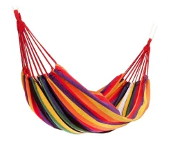 MODERNHOME MODERN HOME Hängematte Doppelhängematte Für 1-2 Personen Outdoor Baumwolle Tragbar Garten Camping Hängematte Belastbarkeit 150kg Rainbow Geeignet Für Reise XXL GW-906 -Garten- & Gewächshäuser Geschäft b32d5fbee78d754ed29116c912aa3c25