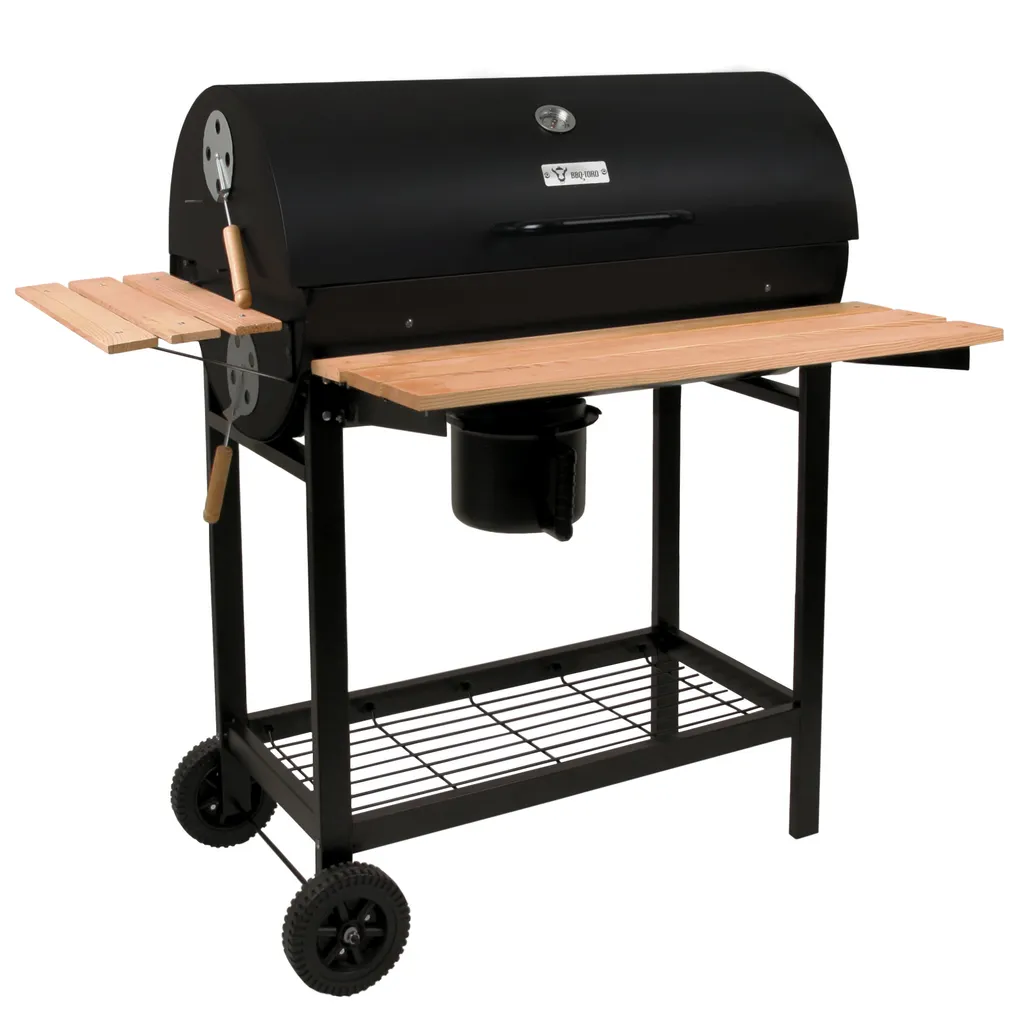 BBQ-Toro Holzkohle Grillwagen | Ø 42 X (L) 80 Cm | Premium Kohle Smoker Fahrbar 1 BBQ-Toro Holzkohle Grillwagen | Ø 42 X (L) 80 Cm | Premium Kohle Smoker Fahrbar