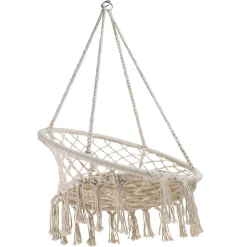Tectake Hängesessel Jane - Beige -Garten- & Gewächshäuser Geschäft b3488aecc0f45a554e44468f479e0ab6