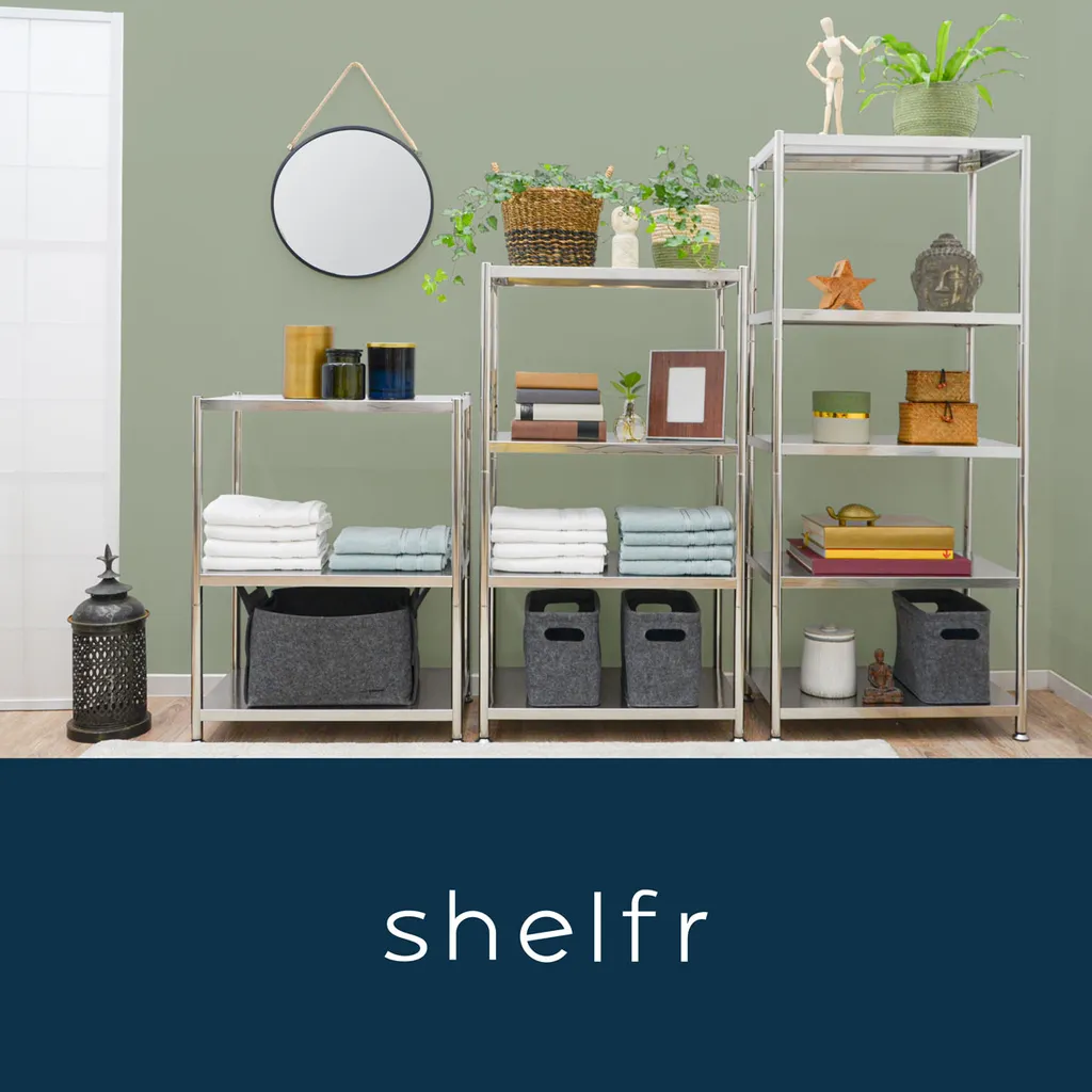 Shelfr 2 Ebenen Edelstahl Regal - 61x36x50 Schwerlastregal Bis 60kg - Metallregal Küche 9 Shelfr 2 Ebenen Edelstahl Regal - 61x36x50 Schwerlastregal Bis 60kg - Metallregal Küche – Bild 9