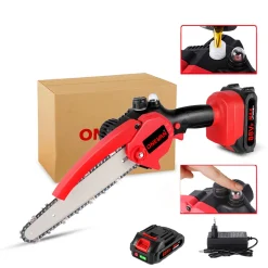 Yofidra ONEVAN 3500W 8 Zoll Elektrokettensägen Garten Handkettensäge Mit Ölkanne Und 1 Akku