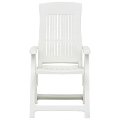 VidaXL Verstellbare Gartenstühle 2 Stk. Kunststoff Weiß -Garten- & Gewächshäuser Geschäft b3a33adb477a6fc4ab0d192d6aaa1b04