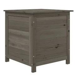 VidaXL Outdoor-Kissenbox Anthrazit 50x50x56 Cm Massivholz Tanne