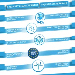 Virshields® FFP2 Mundschutz Maske - PFE 94%, EN 149:2001+A1:2009, 5 Lagen, 10-2000 Stück, Filtrierend, EU, Farbwahl - Halbmaske, Atemschutzmaske, Schutzmaske (100 Stück, Schwarz) 16 Virshields® FFP2 Mundschutz Maske - PFE 94%, EN 149:2001+A1:2009, 5 Lagen, 10-2000 Stück, Filtrierend, EU, Farbwahl - Halbmaske, Atemschutzmaske, Schutzmaske (100 Stück, Schwarz) -Garten- & Gewächshäuser Geschäft b3b33a92ab7fc13c23e9800e24b72231