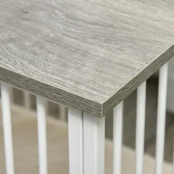 PawHut Hundekäfig Aus Holz Mit Kissen Tischoberfläche Erhöhtes Design Hundebox Für Mittelgroße Hunde Innen Zuhause Tierkäfig Haustier Weiß+Grau 86 X 60 X 70 Cm 17 PawHut Hundekäfig Aus Holz Mit Kissen Tischoberfläche Erhöhtes Design Hundebox Für Mittelgroße Hunde Innen Zuhause Tierkäfig Haustier Weiß+Grau 86 X 60 X 70 Cm -Garten- & Gewächshäuser Geschäft b4127ae3f5af28f387537be2e0b5f2f0