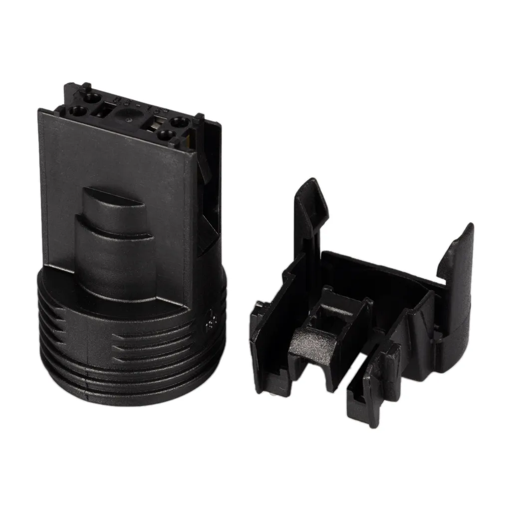 Aling-Conel E14 Lampenfassung (PBT), Gewindefassung Mit Halterung, Sockel Mit Einbuchtung Für M4 Schraube Schwarz 2 Aling-Conel E14 Lampenfassung (PBT), Gewindefassung Mit Halterung, Sockel Mit Einbuchtung Für M4 Schraube Schwarz – Bild 2