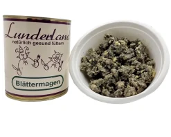 Lunderland Dosenfleisch Blättermagen 2 X 800g Dosen (insg. 1,6kg) Hundefutter Nassfutter 100 % Blättermagen Vom Rind Für Hunde Und Katzen