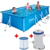 Bestway Steel Pro™ Pool Set 400x211x81 Cm, Stahlrahmenpool-Set Mit Filterpumpe