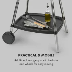 Klarstein Gatsby Elektrogrill Standgrill Tischgrill , Leistung: 2000 W , EasyGrill Concept , Grillfläche: 40 X 36 Cm / Aluminiumdruckguss / Antihaft / Grillhaube , Zwei Seitentische , Ablage Im Standfuß , Stufenloses Thermostat , Fettauffangschale , Beige / Schwarz 15 Klarstein Gatsby Elektrogrill Standgrill Tischgrill , Leistung: 2000 W , EasyGrill Concept , Grillfläche: 40 X 36 Cm / Aluminiumdruckguss / Antihaft / Grillhaube , Zwei Seitentische , Ablage Im Standfuß , Stufenloses Thermostat , Fettauffangschale , Beige / Schwarz -Garten- & Gewächshäuser Geschäft b45a339293421ca9380f499ec7549f53