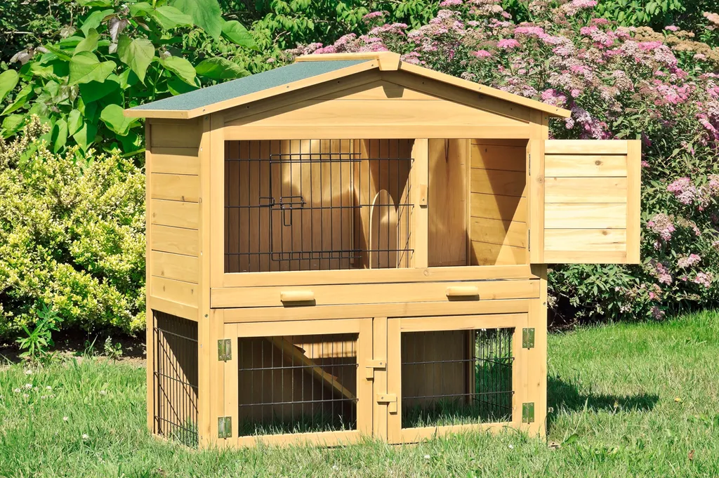 Merschbrock Trade Kaninchenstall, Hasenstall, XXL 2 Merschbrock Trade Kaninchenstall, Hasenstall, XXL – Bild 2