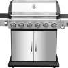 El Fuego Gasgrill / Grillwagen Deluxe 6+1 Brenner Grillfläche 80x41cm