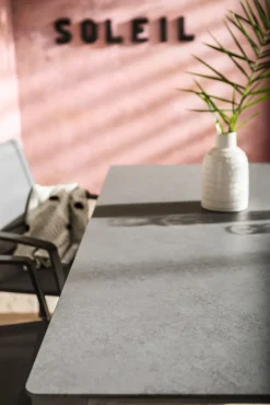 Dehner Gartentisch Nancy, Mit Antihaft-Beschichtung, 160 X 75 X 90 Cm, Aluminium/Glas, Grau -Garten- & Gewächshäuser Geschäft b4a61d7583b83d0f8309b5c9a2c31596