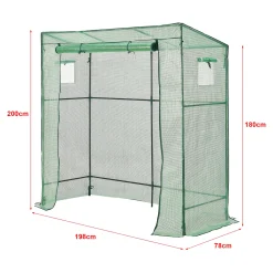 En.casa Gewächshaus Vlaardingen 198x78x200cm Mit Pultdach Foliengewächshaus Treibhaus Für Tomaten Stahlrahmen Grün 9 En.casa Gewächshaus Vlaardingen 198x78x200cm Mit Pultdach Foliengewächshaus Treibhaus Für Tomaten Stahlrahmen Grün -Garten- & Gewächshäuser Geschäft b4a70d1b2748da542839ecadc7ac70e7