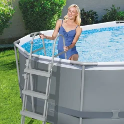 BESTWAY 56448 Power Steel Frame Swimmingpool Pumpe Leiter Cover 488x305x107cm 46 BESTWAY 56448 Power Steel Frame Swimmingpool Pumpe Leiter Cover 488x305x107cm -Garten- & Gewächshäuser Geschäft b4c1cc07668dec913b0b81ee69669f74