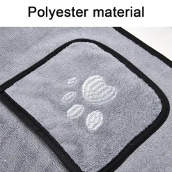 Jormftte Hundebademantel Aus Mikrofaser + Pfotentuch – Saugfähiger Hunde Bademantel Zum Trocknen Nach Dem Baden, Schwimmen Oder Spaziergang Im Regen(S) -Garten- & Gewächshäuser Geschäft b4c48fd1833185a548d4f97fb8167288