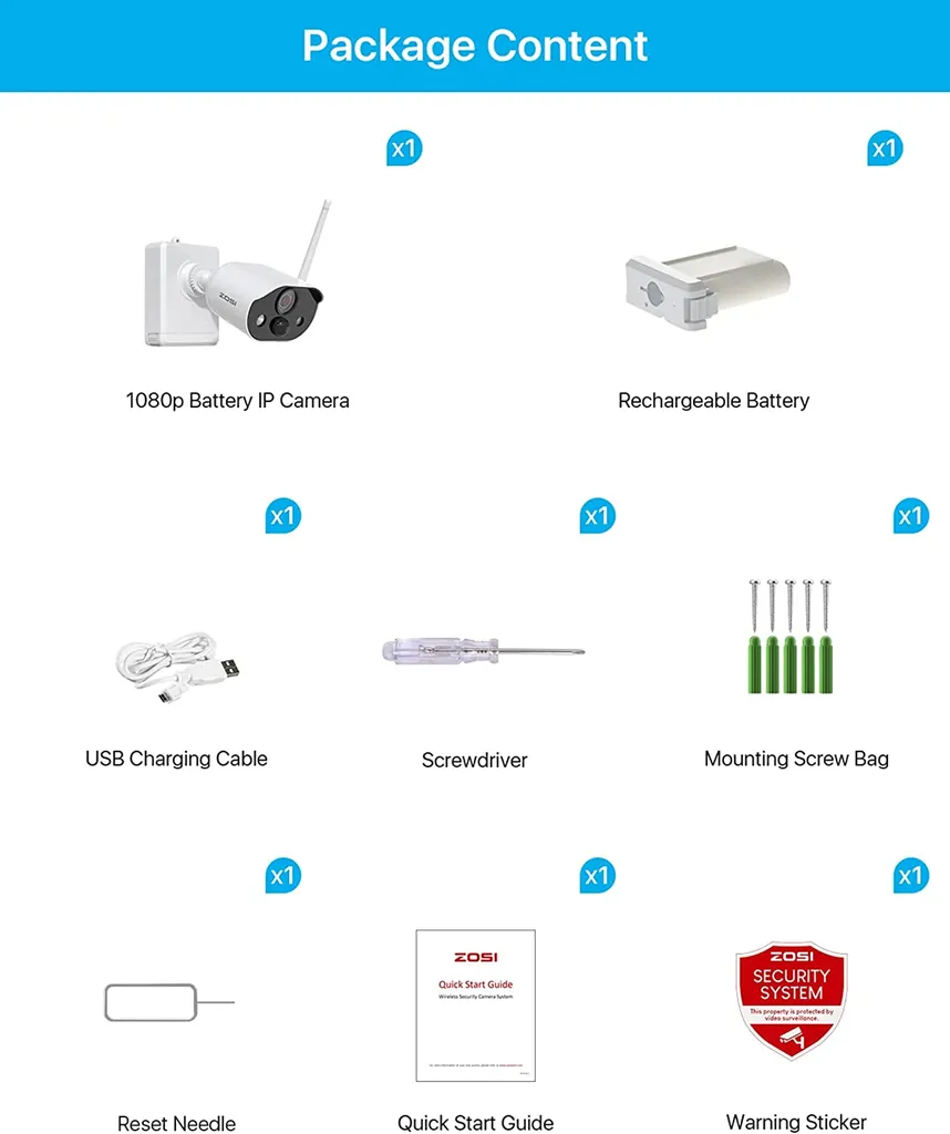 ZOSI C306 Drahtlos Batteriebetrieben Außen Akku Kamera Cloud Funkkamera Mit Farbnachtsicht, PIR Menschenerkennung, Licht&Ton Alarm 9 ZOSI C306 Drahtlos Batteriebetrieben Außen Akku Kamera Cloud Funkkamera Mit Farbnachtsicht, PIR Menschenerkennung, Licht&Ton Alarm – Bild 9