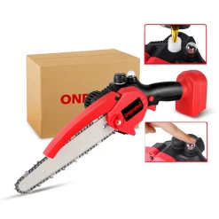 Yofidra ONEVAN 3500W 8 Zoll Elektrokettensägen Garten Handkettensäge Mit Ölkanne (Ohne Akku)