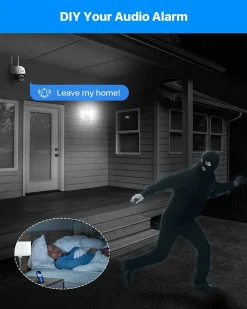 ZOSI 1080P Außen WLAN PTZ Dome Überwachungskamera, 2 Wege Audio, Personenerkennung, Spotlight Alarm, Farbnachtsicht 13 ZOSI 1080P Außen WLAN PTZ Dome Überwachungskamera, 2 Wege Audio, Personenerkennung, Spotlight Alarm, Farbnachtsicht -Garten- & Gewächshäuser Geschäft b4e005aa2bda07add805d4595ad4cd73