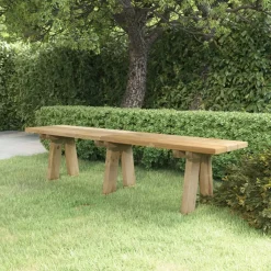 VidaXL Gartenbank 160 Cm Massivholz Kiefer Imprägniert