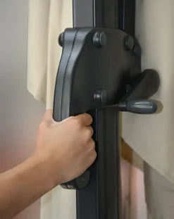 Mendler Gastronomie-Ampelschirm HWC-A96, 3x4m (Ø5m) Polyester Alu/Stahl 26kg Flap, Anthrazit Ohne Ständer -Garten- & Gewächshäuser Geschäft b4f4774b8965c7287b016a7087d70721 1