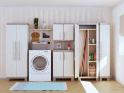 KETER EXCELLENCE Utility Cabinet - Beige Und Taupe - 65 X 45 X 182 Cm -Garten- & Gewächshäuser Geschäft b52595c9ee6b5172b0d3664fb4f9fb94